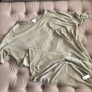 Lularoe Irma gray/green